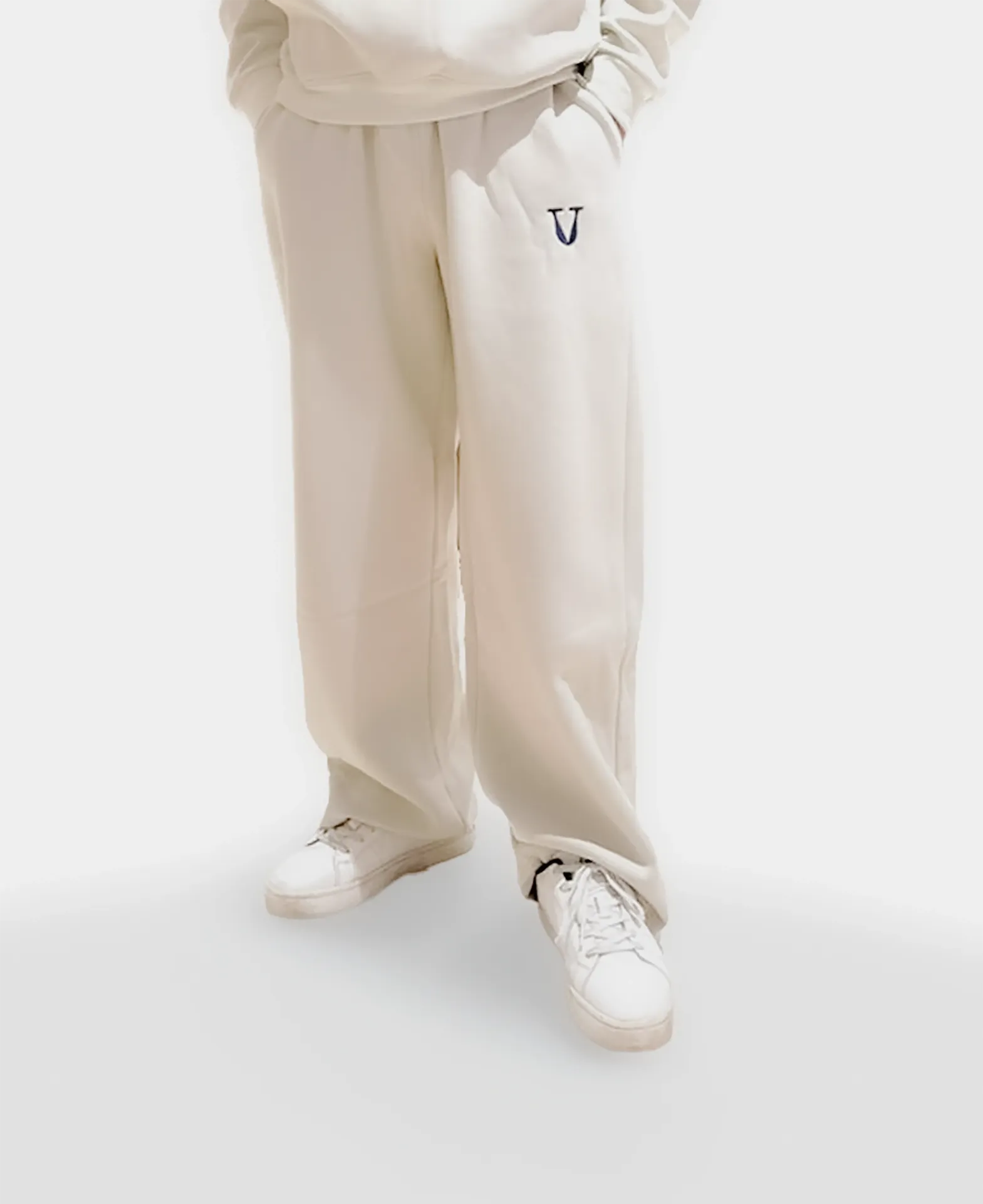 BASIC SWEATPANTS WIDE LEG - OFFWHITE